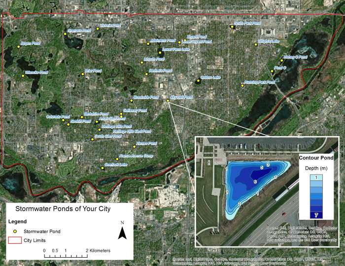 Stormwater Ponds of Your City